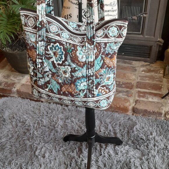 Vera Bradley Java Blue Tote - Picture 7 of 13